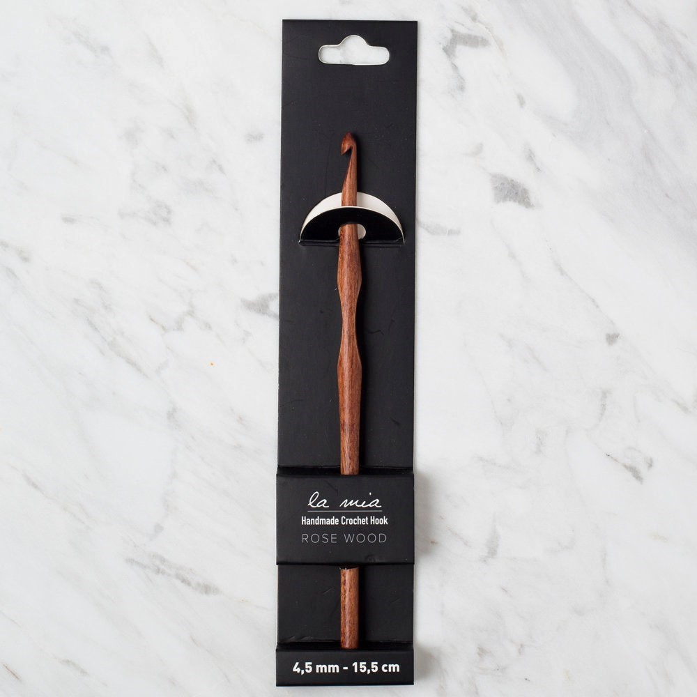 La Mia Rosewood 4.5 mm 15.5 cm Ahşap Yün Tığ