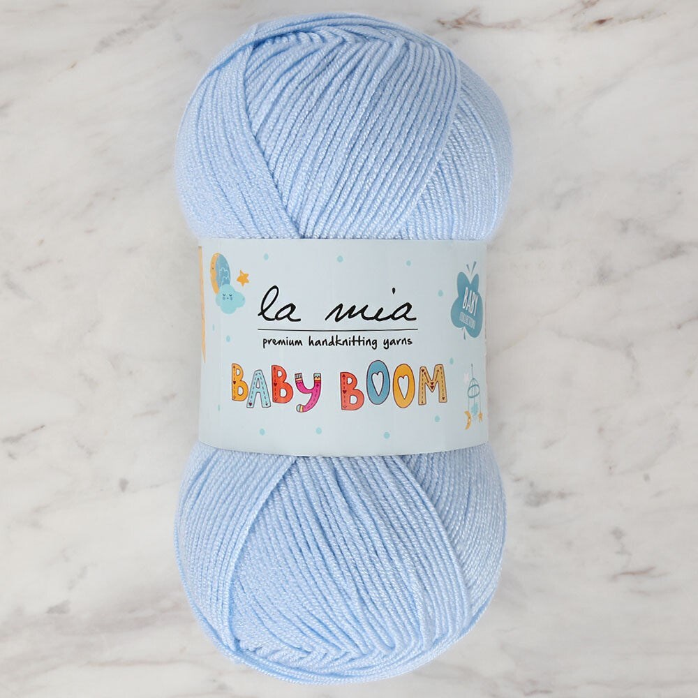 La Mia Baby Boom Bebe Mavi El Örgü İpi - 544 - 34144