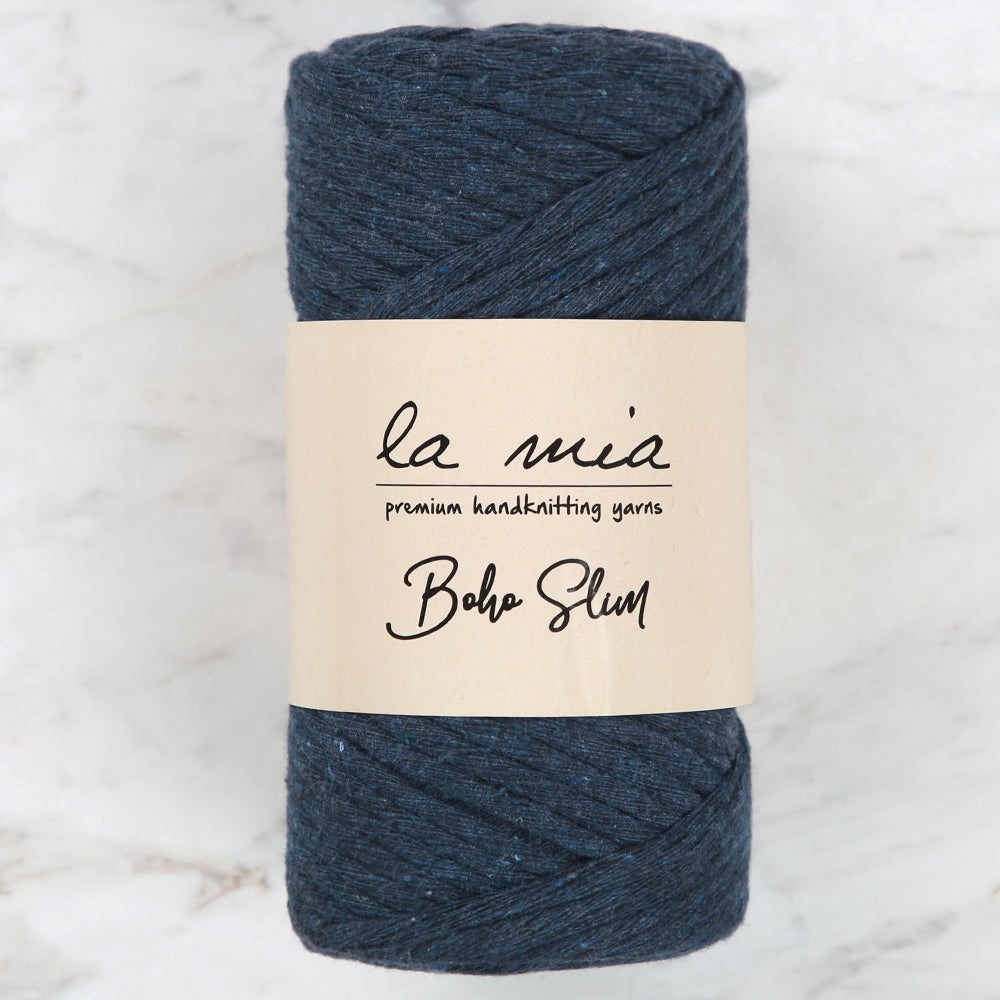 La Mia Boho Slim Lacivert El Örgü İpi -L023 - 34202