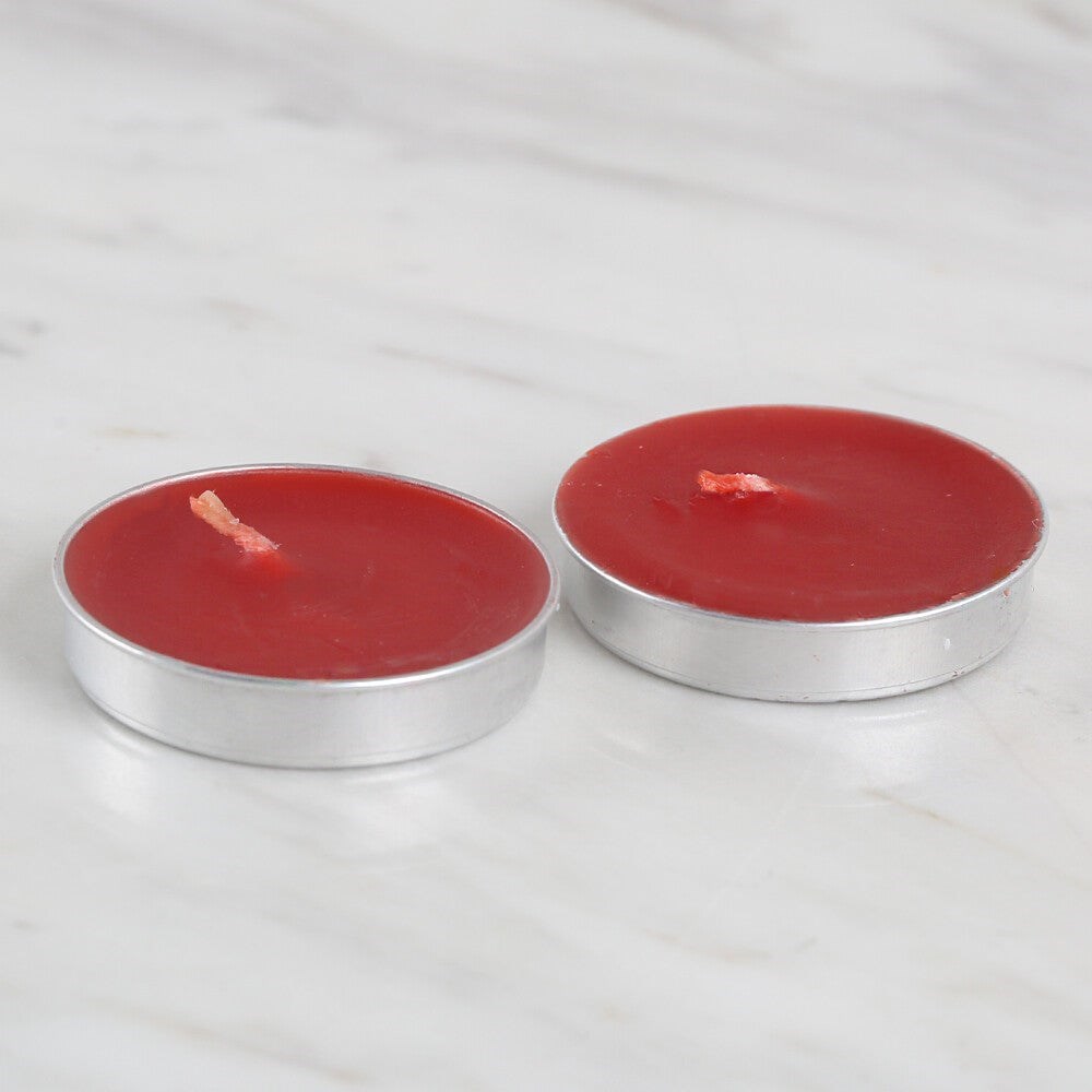 Loren 2’li Tealight Mum Kırmızı
