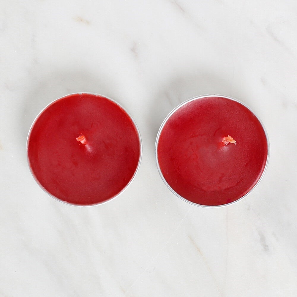 Loren 2’li Tealight Mum Kırmızı