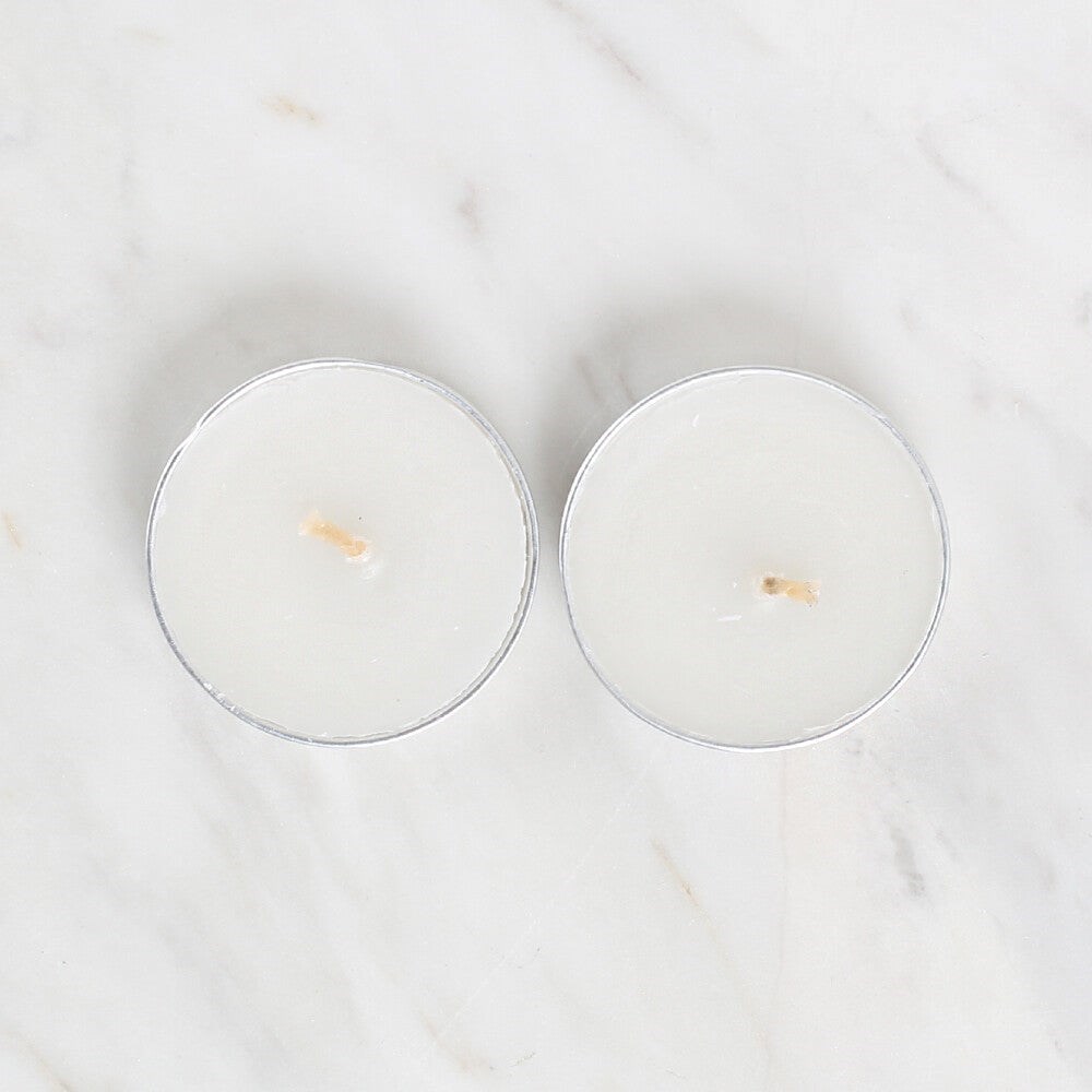 Loren 2’li Tealight Mum Beyaz