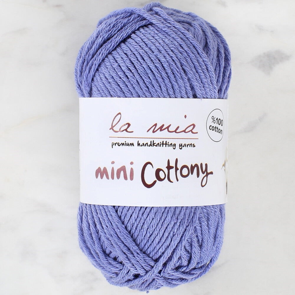 La Mia Mini Cottony 25 gr Eflatun Bebek El Örgü İp
