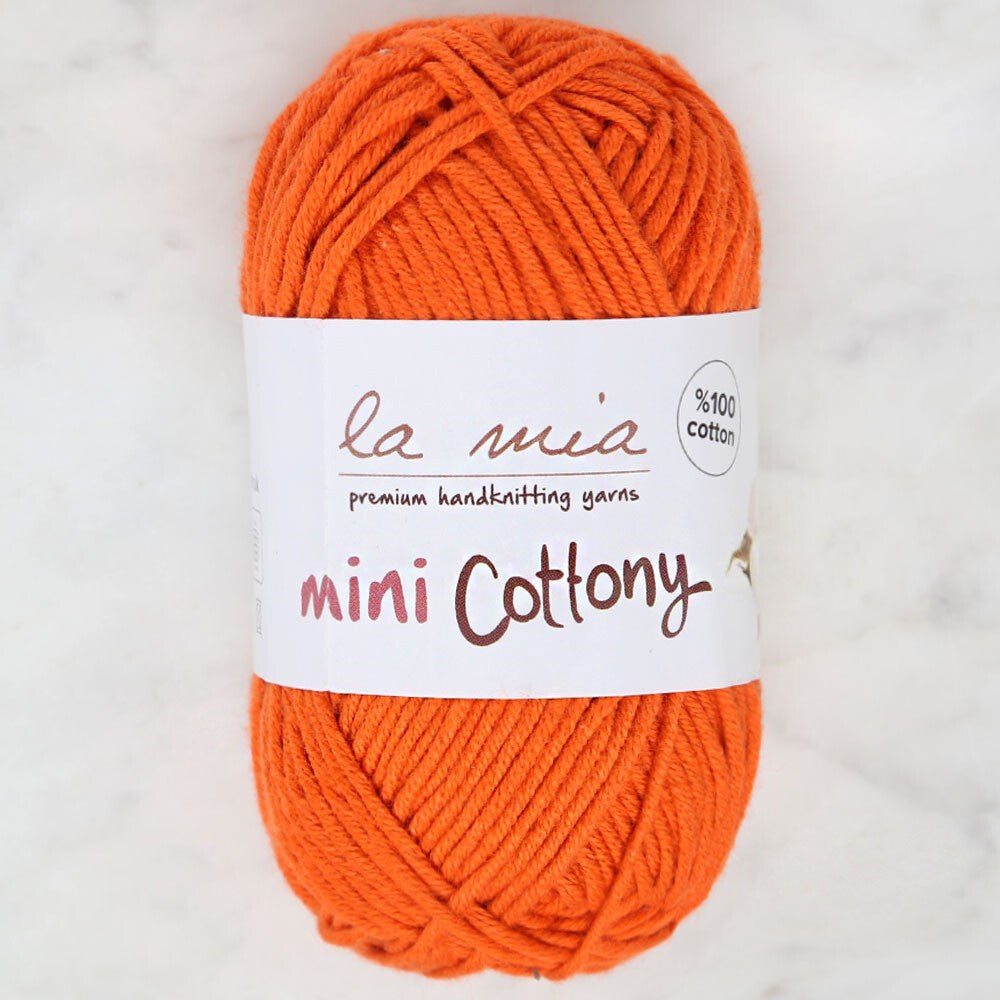 La Mia Mini Cottony 25 gr Turuncu Bebek El Örgü İp