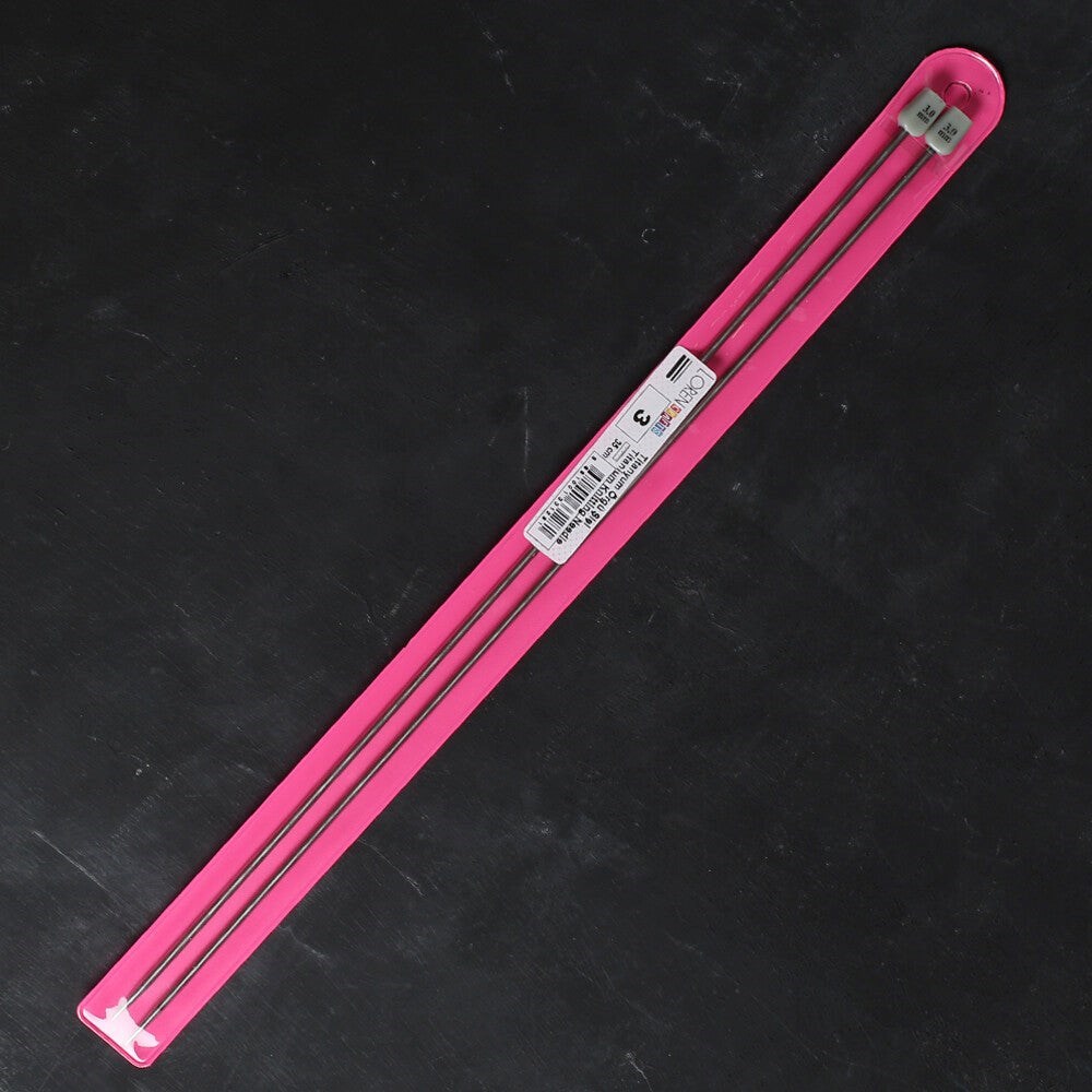 Loren Crafts 3 mm 35 cm Titanyum Örgü Şişi