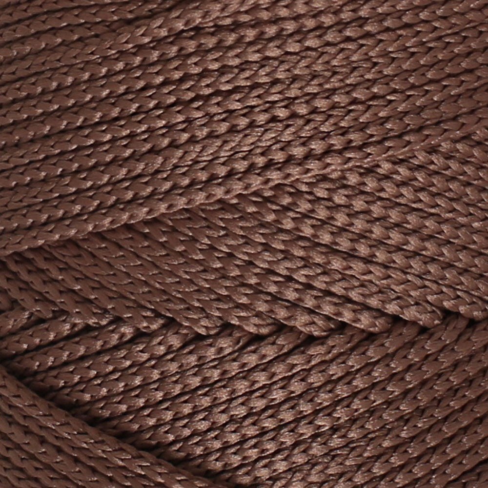 Loren Polyester Soft Macrame Kahverengi El Örgü İpi - LM032 - 34438