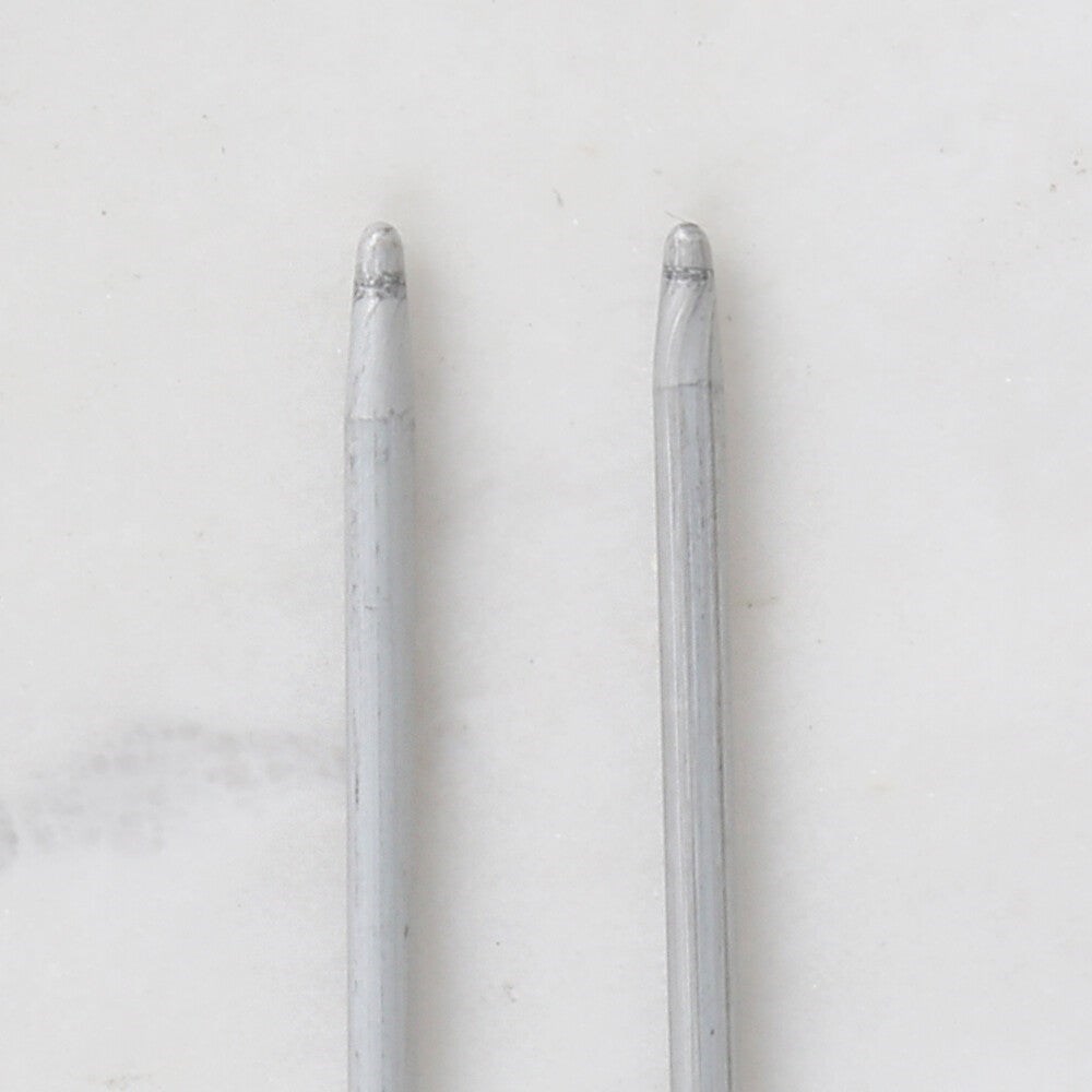 Loren Crafts 2,5 mm 35 cm Klasik Alüminyum Örgü Şi