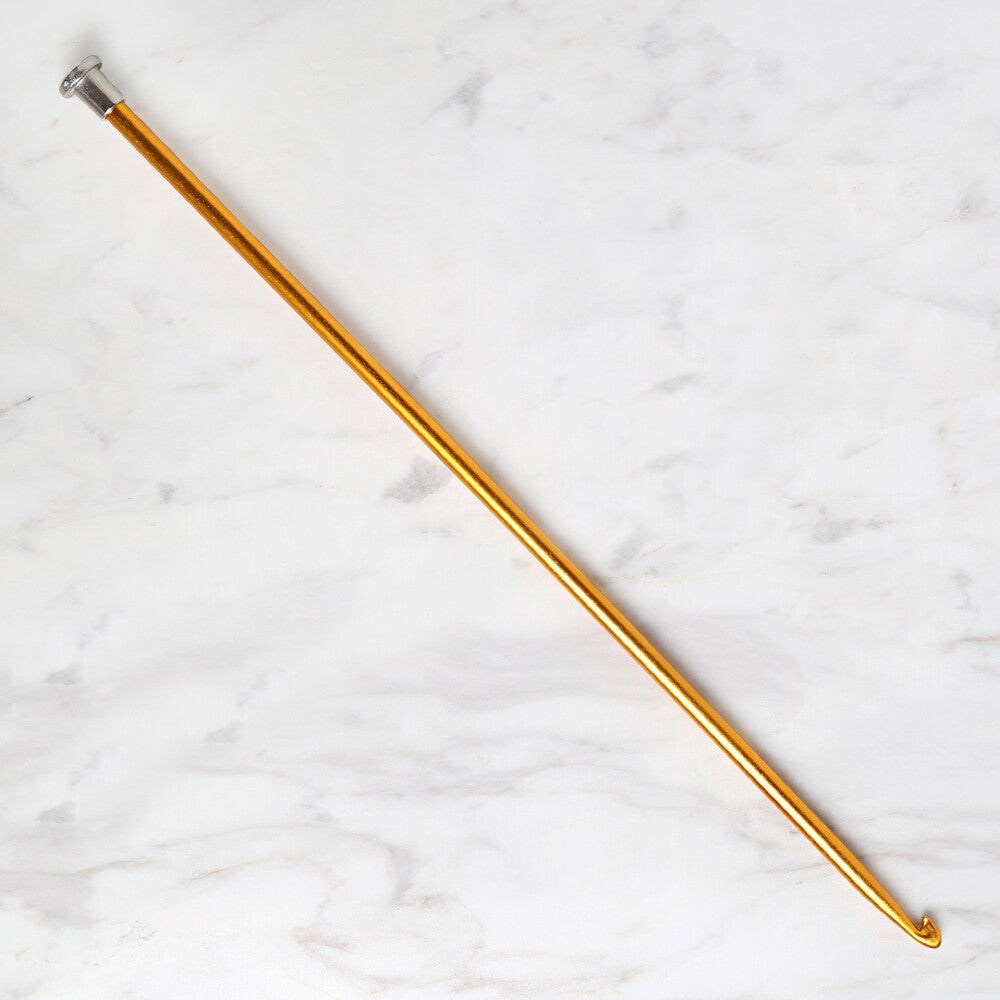 Loren Crafts 5 mm 25 cm Sarı Metal Gagalı Örgü Tığ