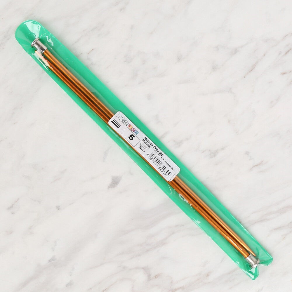 Loren Crafts 5 mm 25 cm Sarı Metal Çocuk Şişi - LR