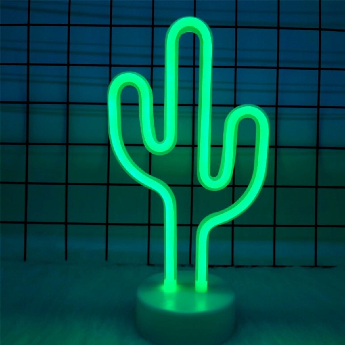 BUFFER® Kaktüs Dekoratif Neon Led Masa Ve Duvar Lambası Gece Lambası
