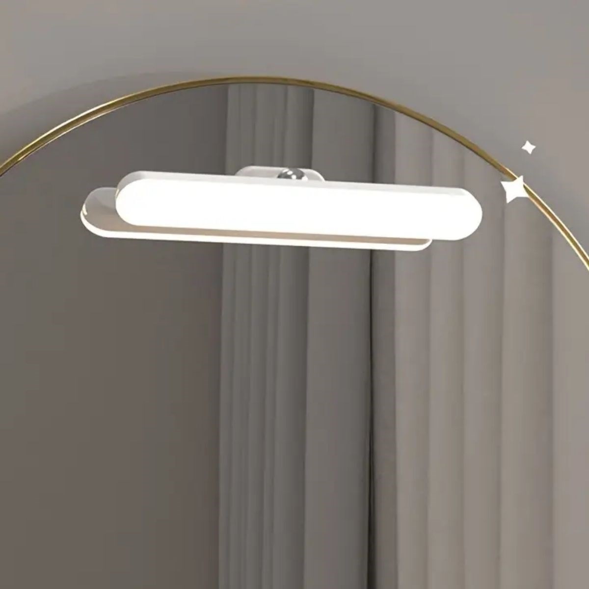BUFFER® Dokunmatik USB İle Şarj Olabilen 27 cm Led Aydınlatma Makyaj Aynası Işığı