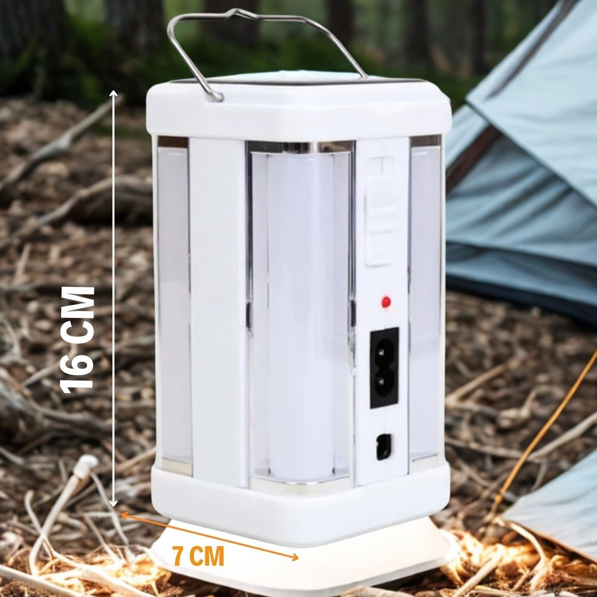 BUFFER®  Güneş Enerjili Şarjlı Işık 1200mAh Yeniden Şarj Edilebilir Batarya YG-7977S