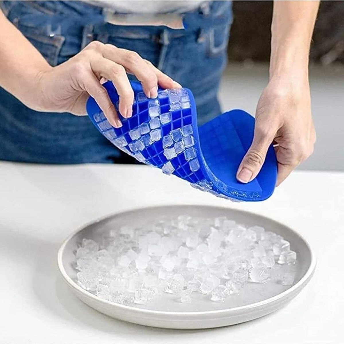 BUFFER® 160’lı Mini Küp Şekilli Silikon Buzluk, Sunum Buzluk
