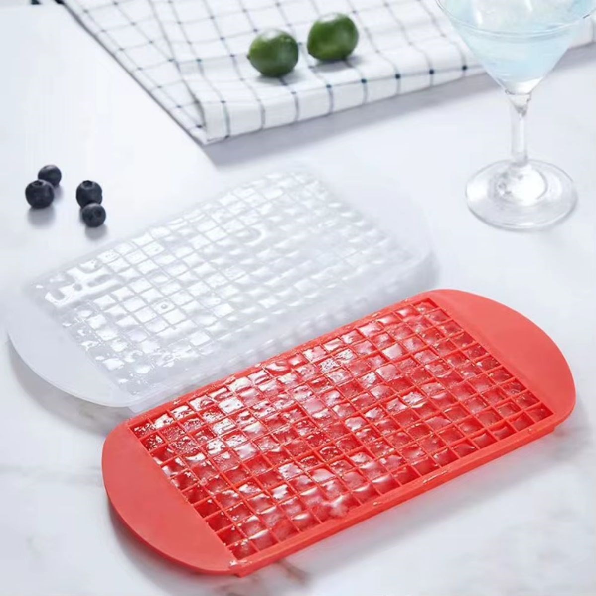 BUFFER® 160’lı Mini Küp Şekilli Silikon Buzluk, Sunum Buzluk