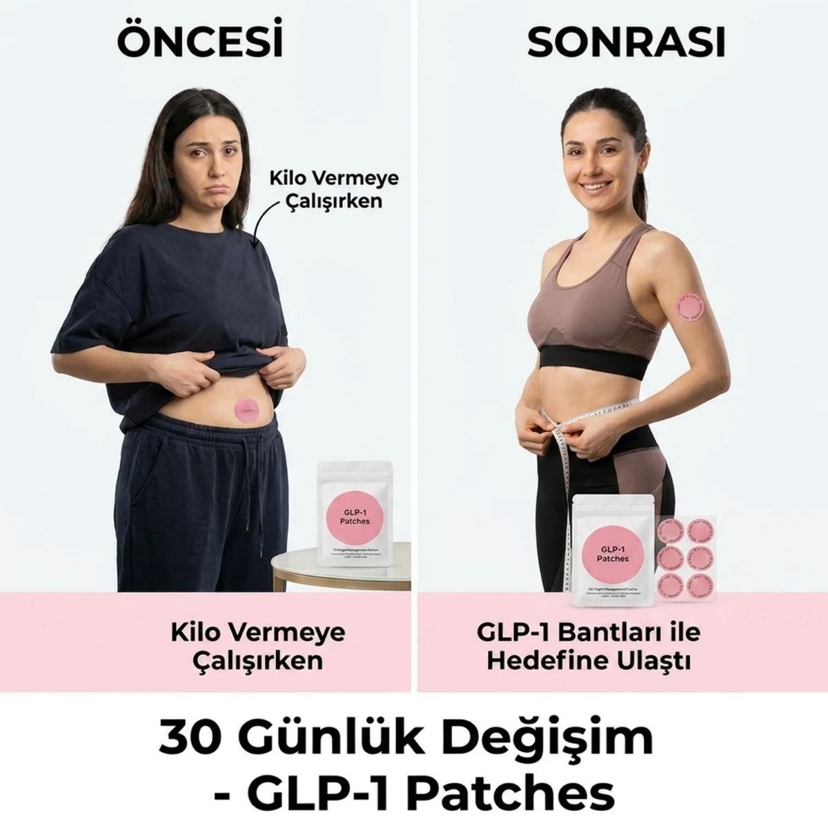 BUFFER® 30 Adet Kilo Yönetimi Destek Bantları – İştah Kontrolü ve Günlük Wellness Desteği