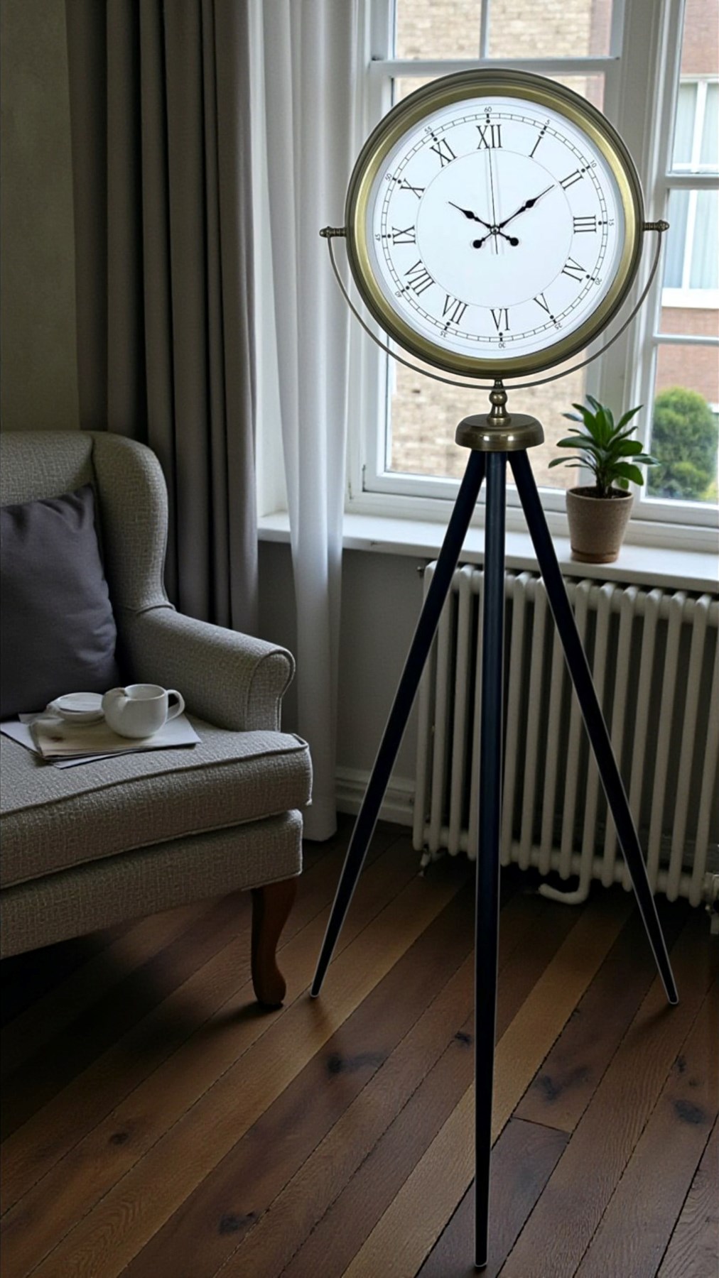 Prestij Vintage Tripod Ayaklı Saat