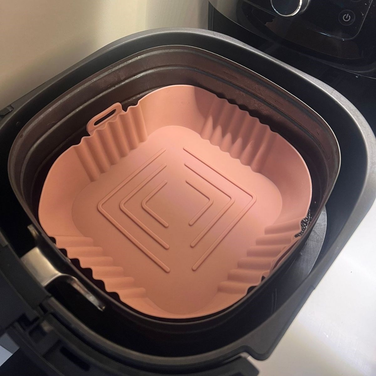 BUFFER® Renkli Isıya Dayanıklı Yıkanılabilir Silikon Fırın Ve Airfryer Kare Model Pişirme Matı 20 Cm