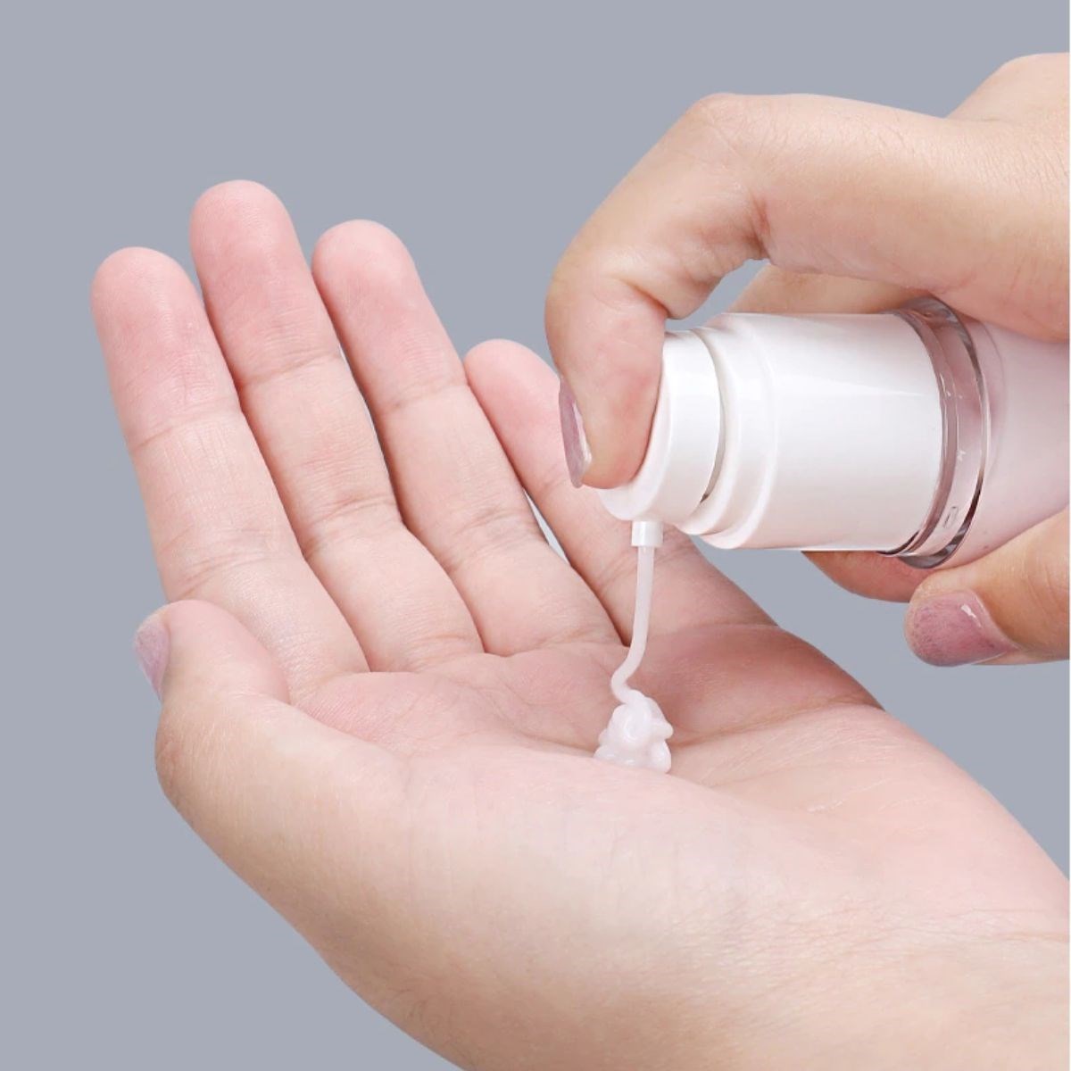 BUFFER®  50 ml Basınçlı Doldurulabilir Taşınabilir Sızdırmaz Seyahat Parfüm Krem Şişesi