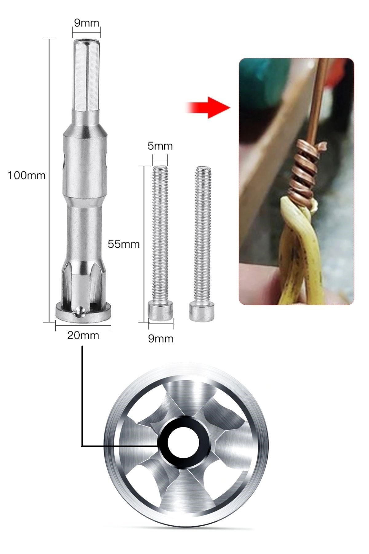 BUFFER®  El Matkabı Tel Kablo Soyma Sarma Birleştirme Bağlama Aparatı