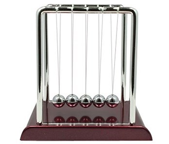 BUFFER® Newtons Balans Newton Beşiği Topları Bilye Büyük Boy Süs Eşyası
