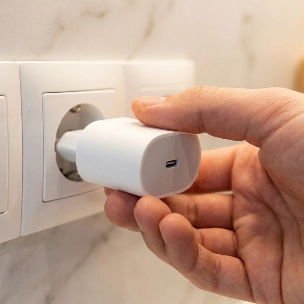 BUFFER® 20W USB-C Hızlı Şarj Adaptörü – Power Delivery (PD) Destekli Güç Adaptörü, Güvenli Şarj Başlığı