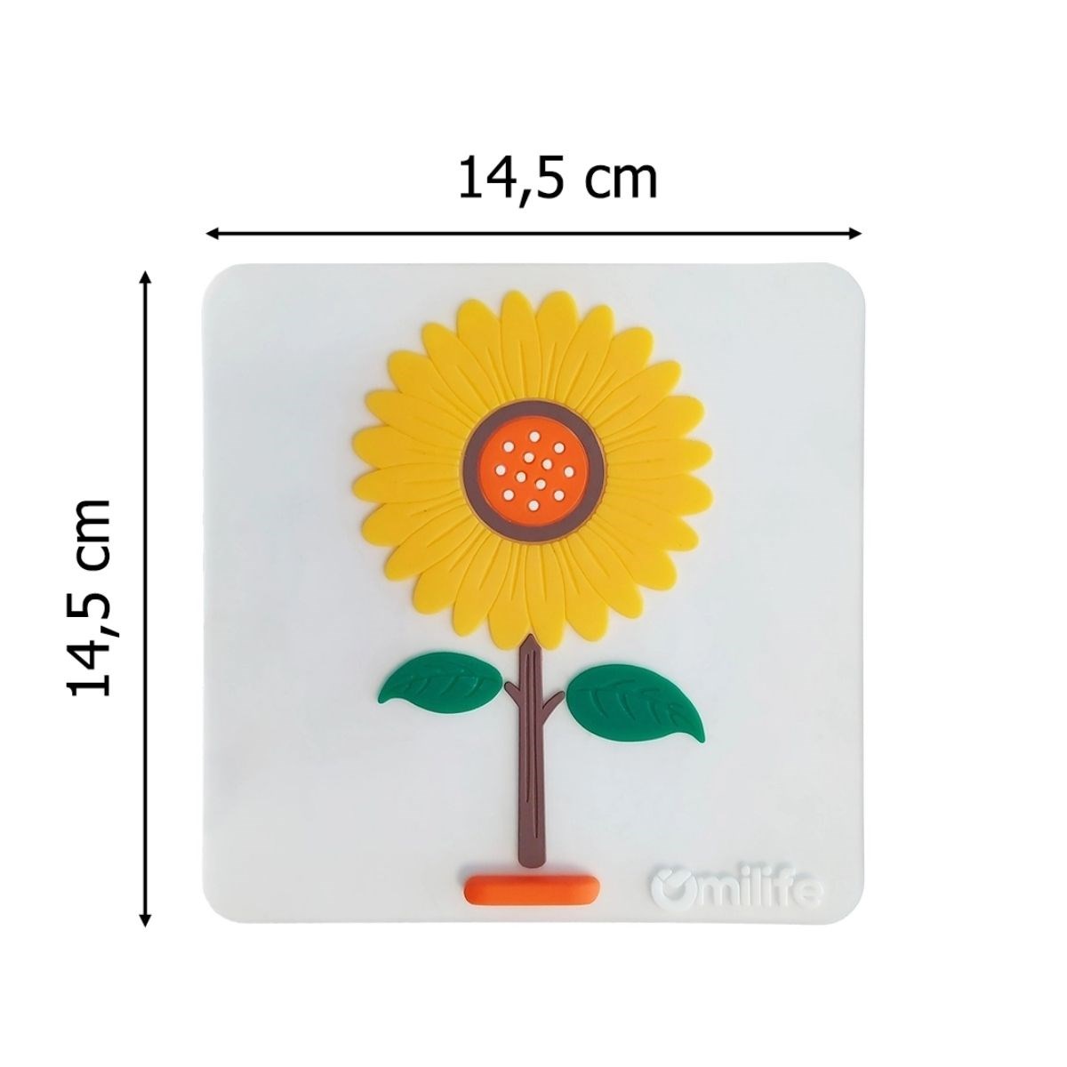 BUFFER® Ayçiçeği Tasarımlı Gider Koku Önleyici – Silikon Lavabo Gider Matı