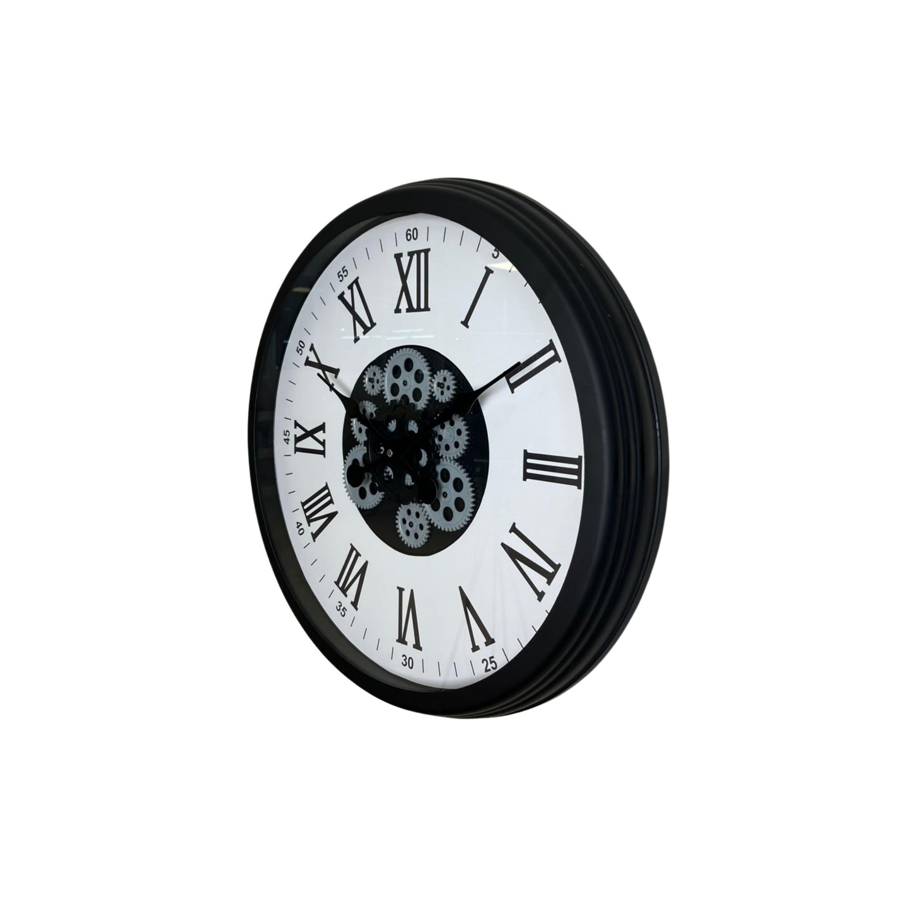 Black Majesty 60 Cm Çarklı Duvar Saati