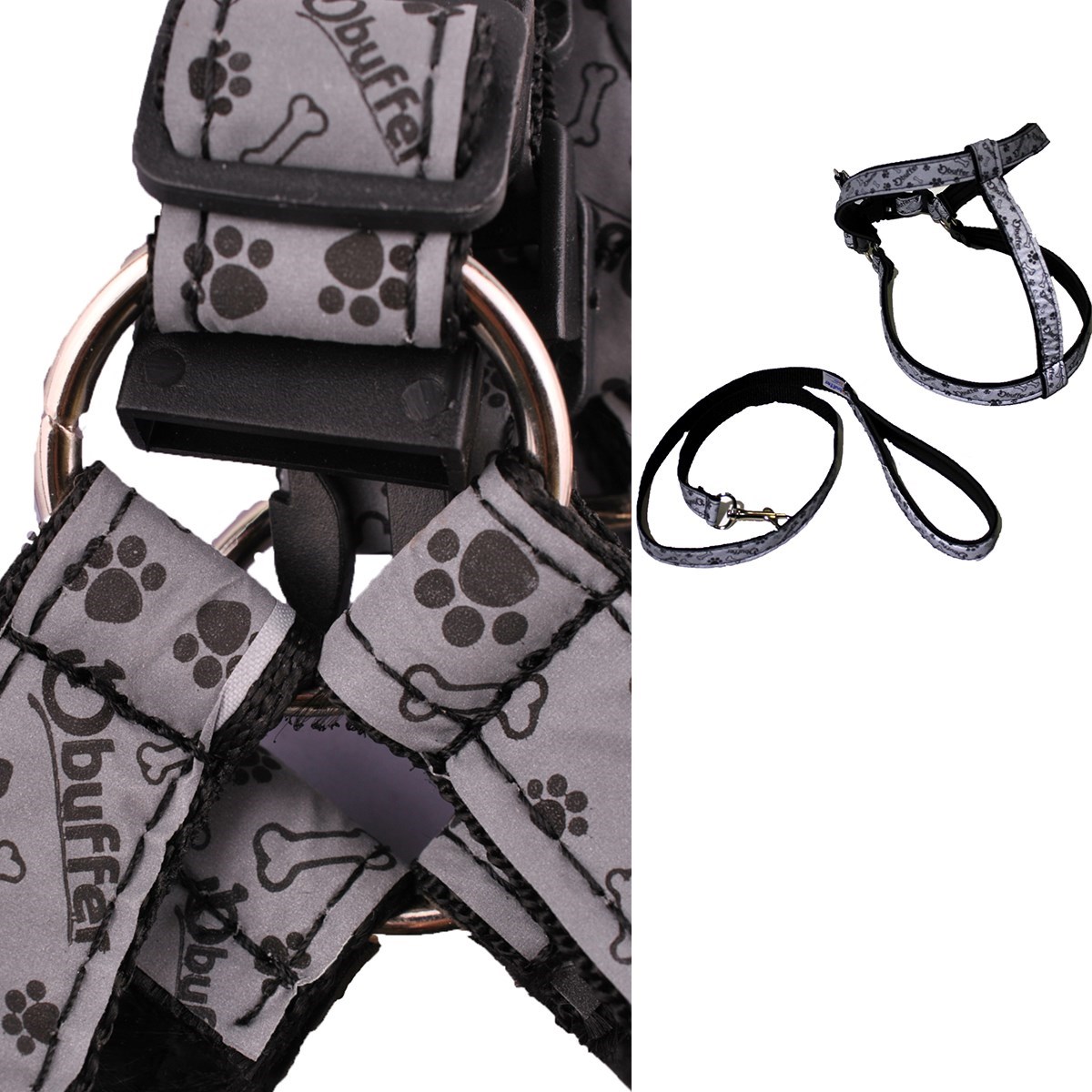 BUFFER® Ergonomik Yumuşak Dokulu Terletmez Köpek Göğüs Tasması Medium