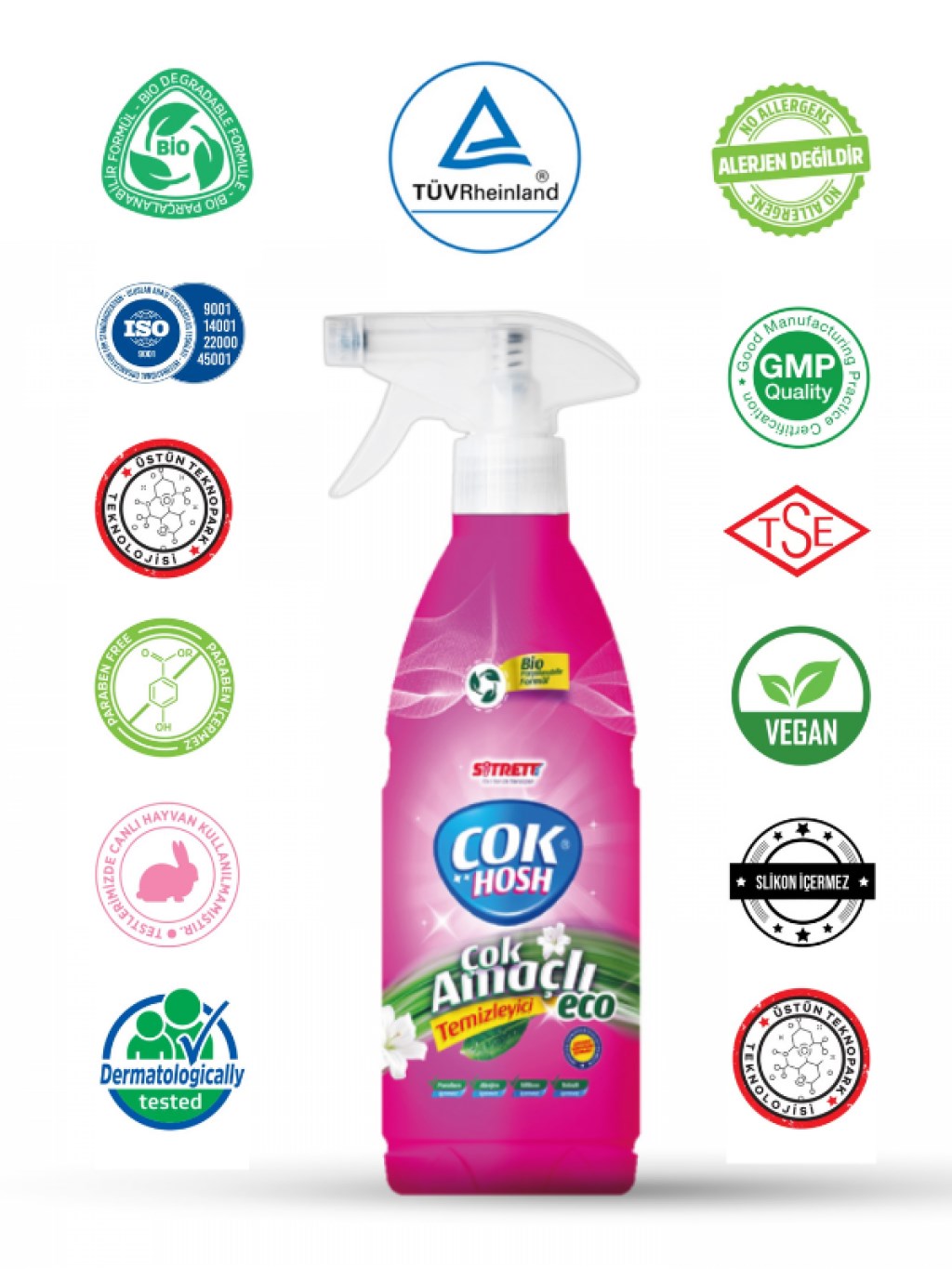 Çokhosh Çok Amaçlı Temizleyici 700 Ml.