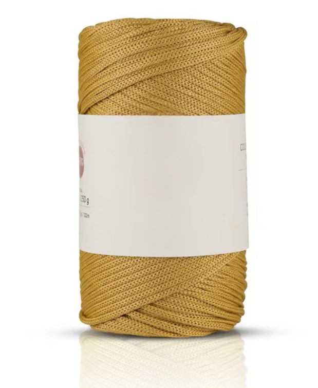 Makrome İpi 3mm Polyester Altın