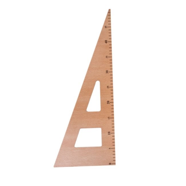 Üçgen Riga Cetvel 45 Cm