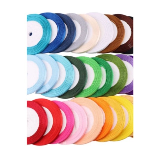 Saten Kurdele 6 Mm Mint 5 Metre