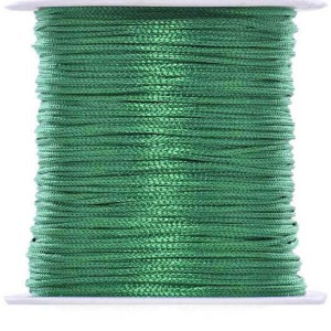 Paraşüt İpi, Bileklik-kolye Örgü İpi 1 Mm 50 Metre Yeşil