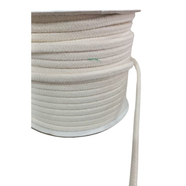 Bağcık İpi Pamuk 1 Cm Krem 5 Metre