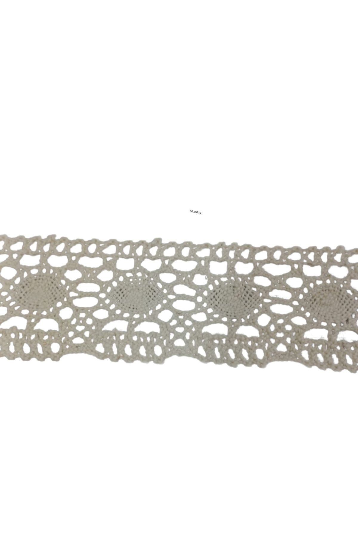 Kopanaki Dantel En 5 Cm Badem Model Krem 1 Metre