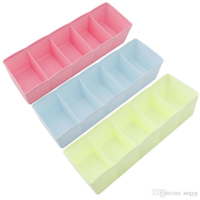 BUFFER® 5 Bölmeli Çekmece İçi Çorap Kravat Düzenleyici Organizer Aparat