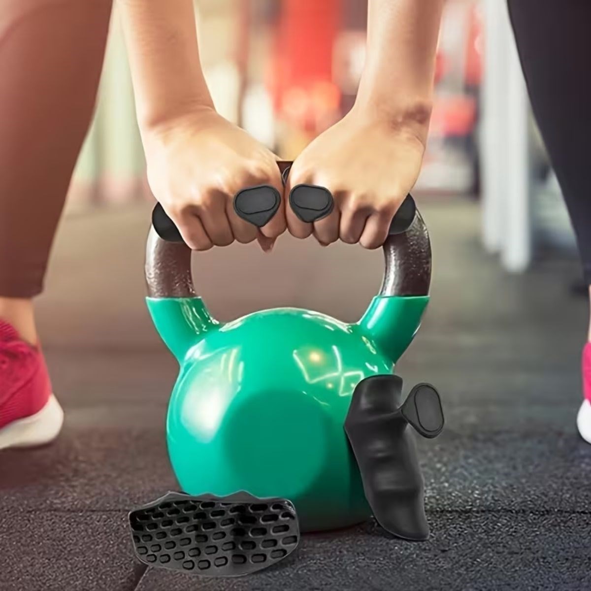 BUFFER® 2 Adet Sporcu El Koruma Silikonu – Fitness, Ağırlık Kaldırma ve Antrenman İçin Kaymaz El Pedi