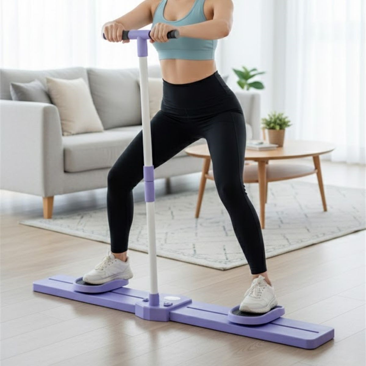 BUFFER® Katlanabilir Kardiyo Tahtası – Aç Kapa Bacak, Kalça ve Core Güçlendirici Spor Aleti