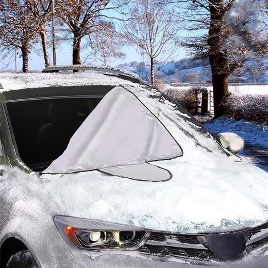 BUFFER® Kar Buz Önleyici Örtü  Araç Oto Ön Cam Koruyucu Branda