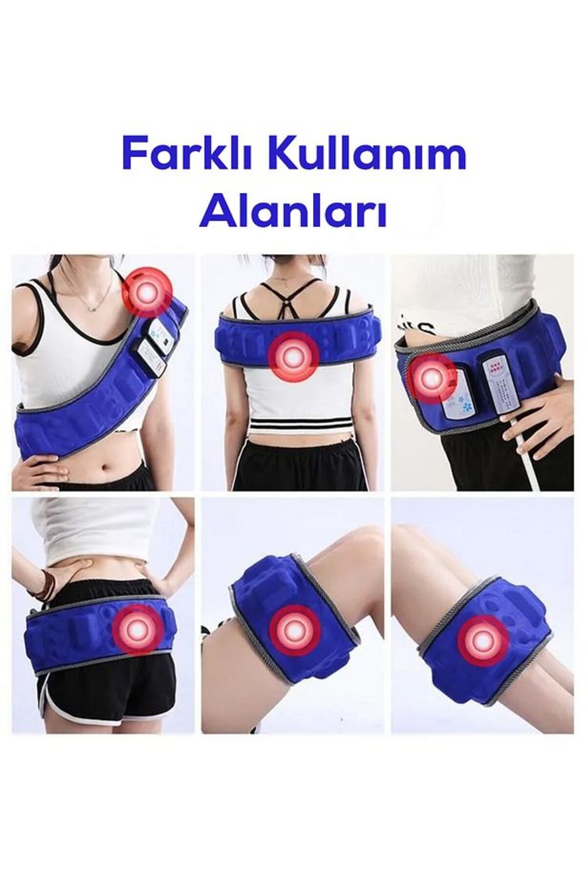 Titreşimli Masaj Kemeri- Kas Gevşetici Masaj Aleti Ve Vücut Şekillendirme Cihazı