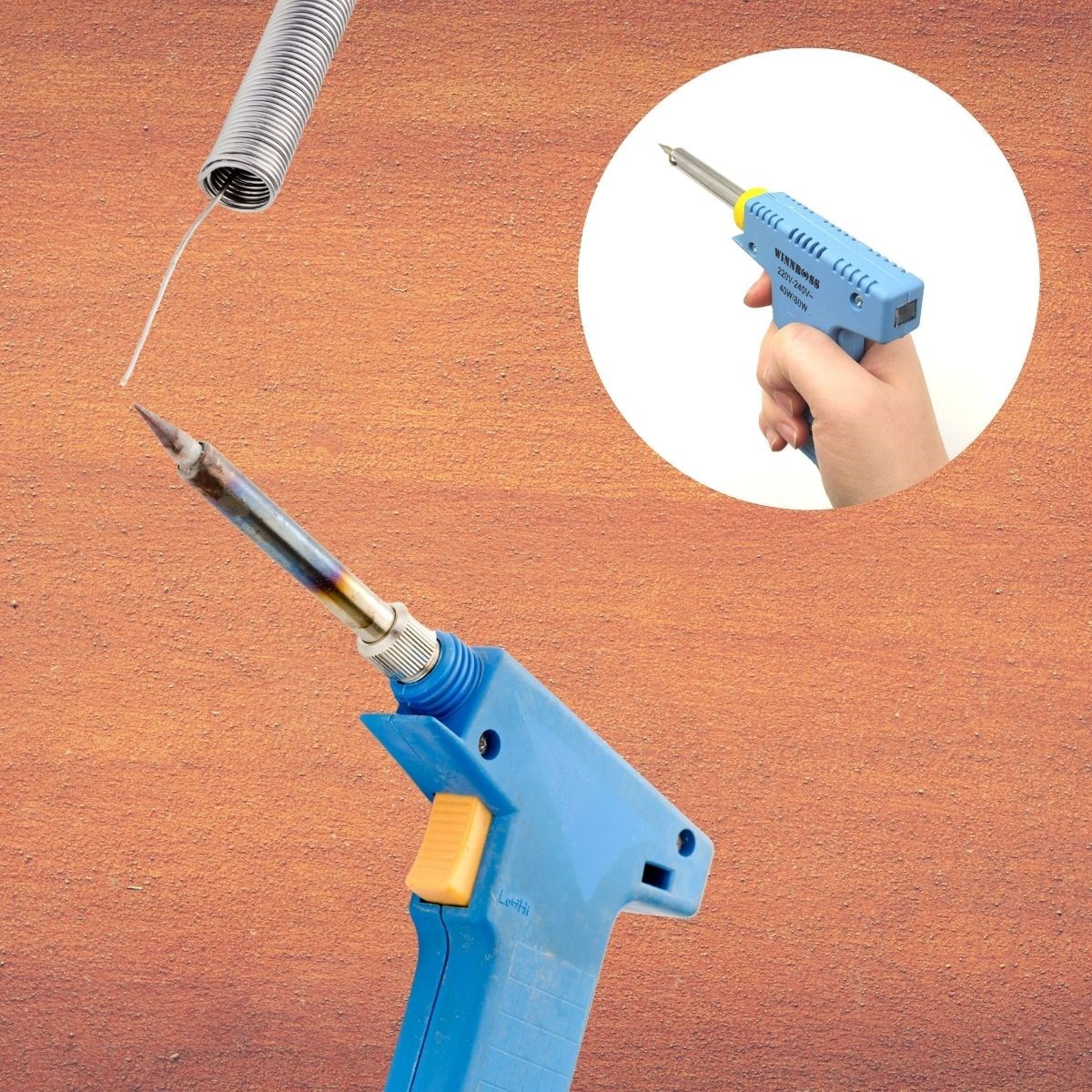 BUFFER® Profesyonel 40-80w Kaliteli Havya Lehim Teli Birleştirme Aleti  Lehimleme Tabancası