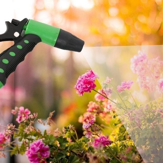 BUFFER® 2 Fonksiyonlu 3lü Bahçe Tarla Otomatik Sulama Tabancası Seti Hortum Bağlantısı Aparatı