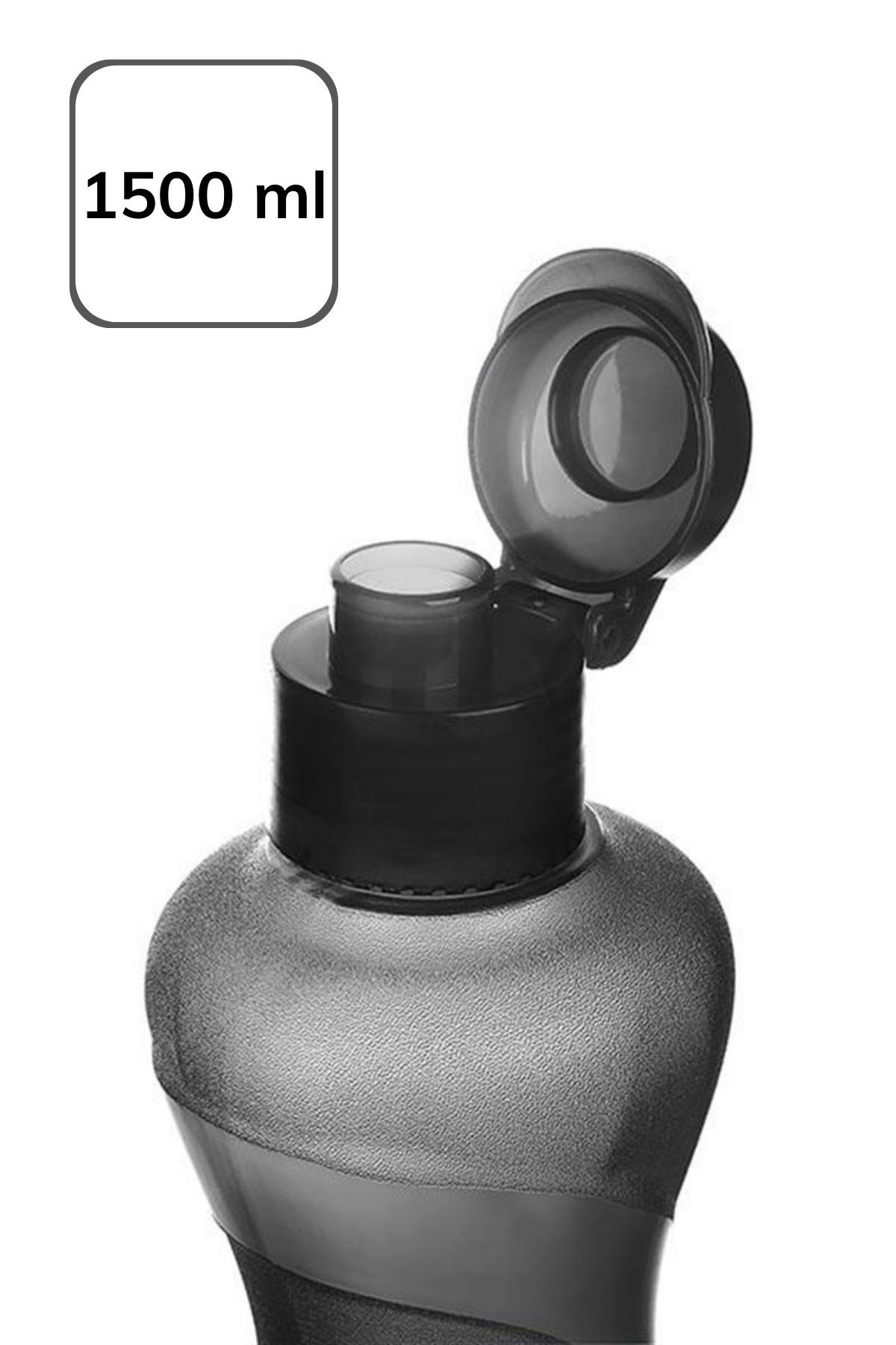BUFFER® 1500ML Kapasiteli Sporcu Tipi Suluk Pratik El Matarası