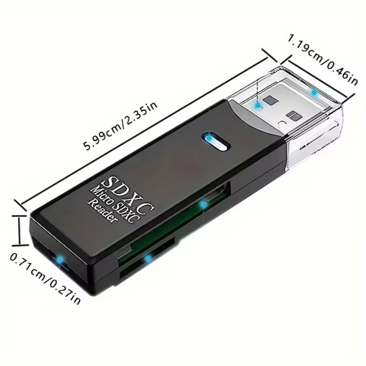 BUFFER® 2in1 Usb 3.0 Micro Sd Hafıza Kartı - Tf Kart Okuyucu Hub Adaptör Veri Aktarıcı