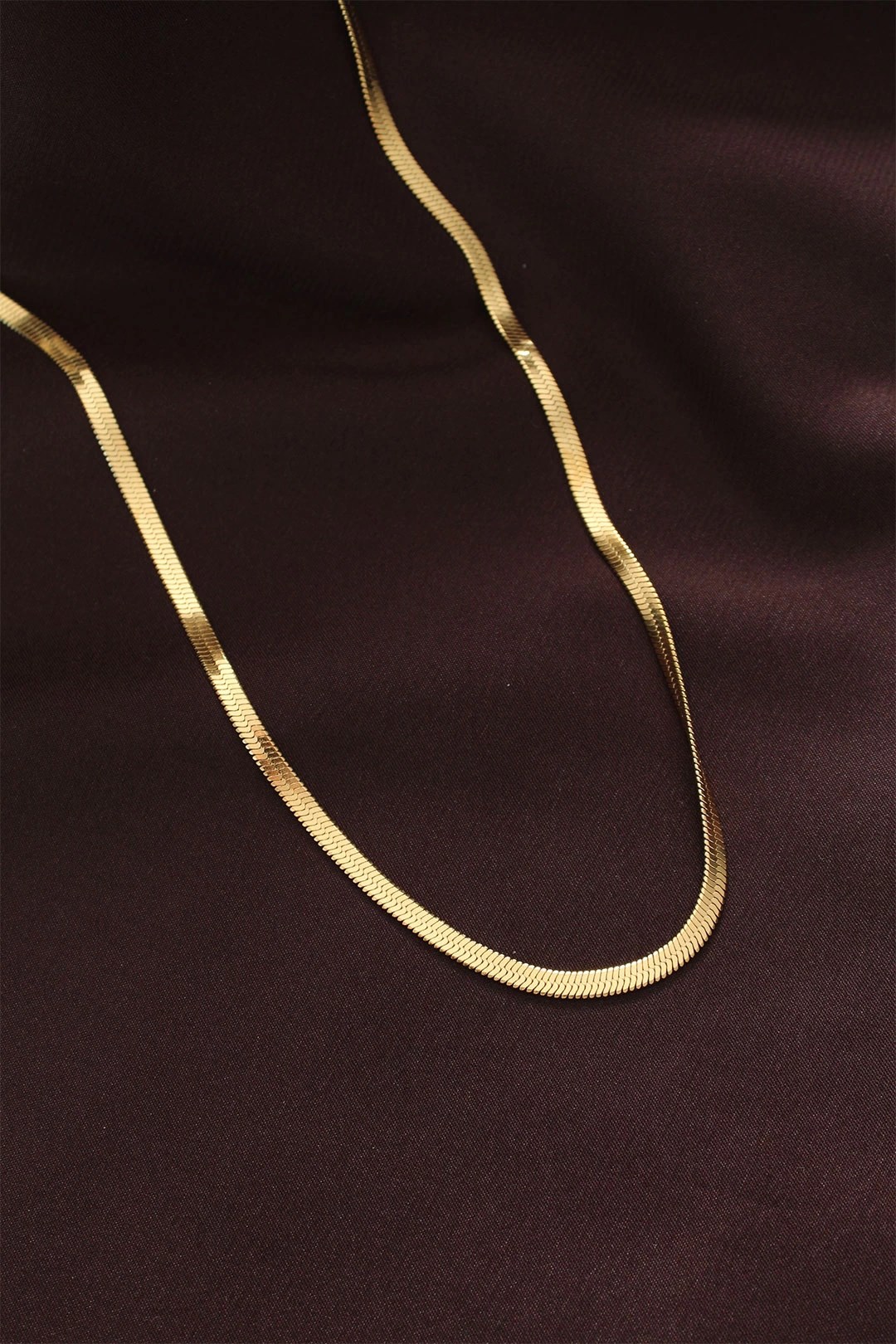 Mey İthalat® 316L Çelik Altın Renk 60 cm İtalyan Zincir Kolye