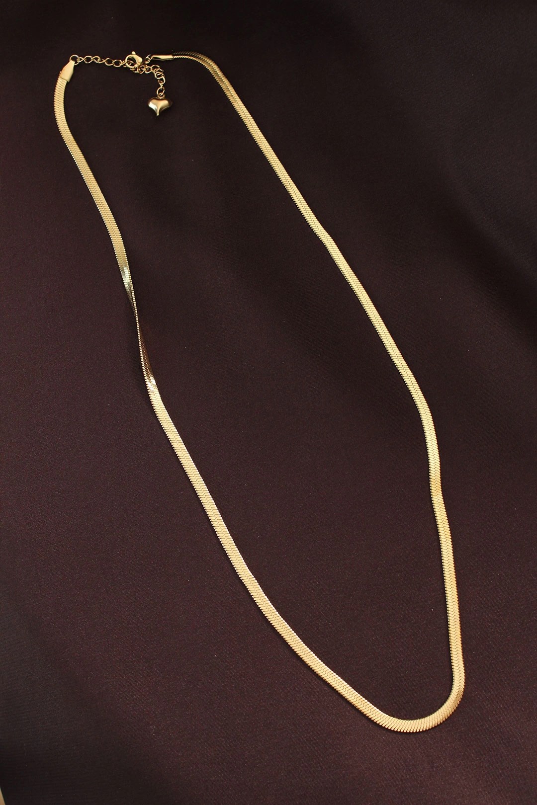 Mey İthalat® 316L Çelik Altın Renk 60 cm İtalyan Zincir Kolye
