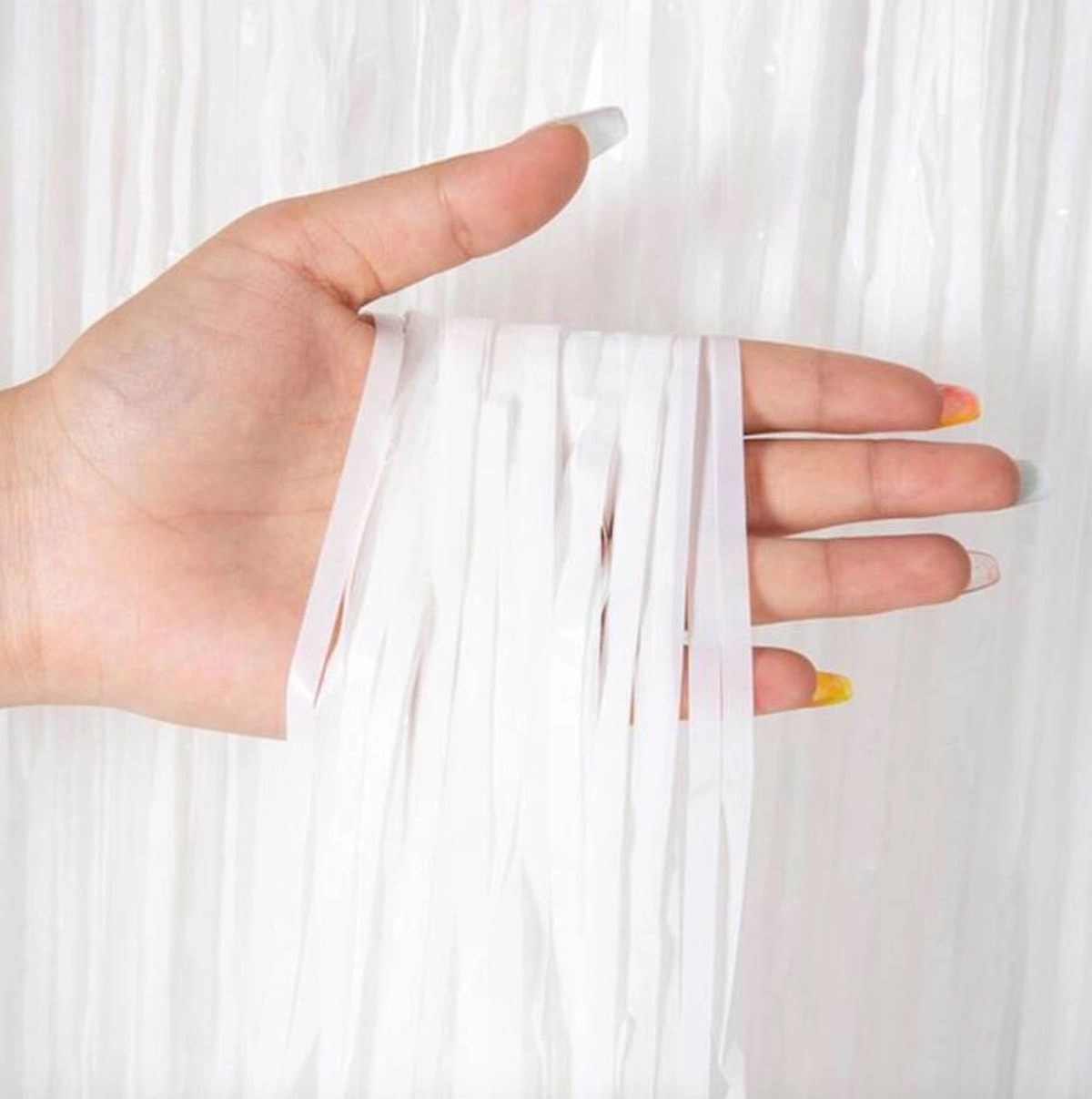 Mey İthalat® Soft Beyaz Renk Duvar ve Kapı Perdesi İthal 100x200 cm