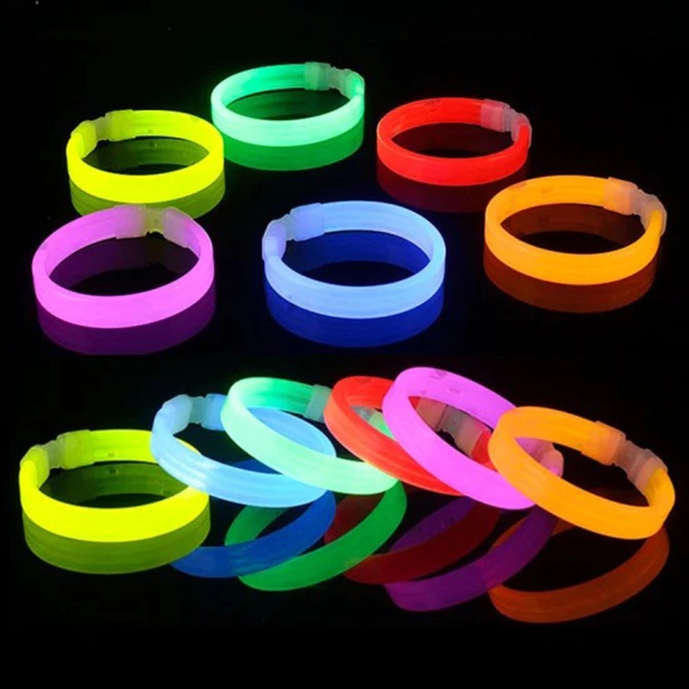 Mey İthalat® Glow Kalın Bileklik 12’li Set | Baskıya Uygun Renkli Model