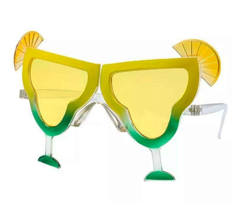 Mey İthalat® Margarita Bardak Şeklinde Parti Gözlüğü Sarı 16x8 cm