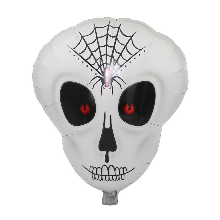 Mey İthalat® Örümcek Ağ Desenli İskelet Folyo Balon